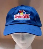 Classic Bakery Wonder Bread Logo Blue Baseball Cap Hat New OSFM