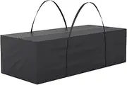 Garden Furniture Cushion Storage Bag, Outdoor furniture storage bag Heavy Duty Rip Proof 210D Oxford Fabric Waterproof storage bag for Christmas Tree Blankets, Cushions, Tents, Patio