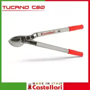 CASTELLARI TUCANO C60 Heavy Duty Branch Pruner Anvil Loppers garden tree cutter