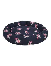 [PaWz] Washable Portable Round Kennel Pet Calming Bed XXXL in Navy
