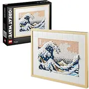 LEGO Art Hokusai – The Great Wave Building Set for Adults, Japanese Wall Art Model Kit, Creative Crafts Activity, DIY Home or Office Decor, Stress Relief 3D Puzzle for Him or Her 31208