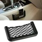 Car Elastic Net Storage Bag Phone Holder Organizer Adhesive Interior Accessories
