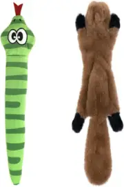 Squeaky Dog Toys for Small, Medium, and Large Pets, Cute Interactive Plush Dog C