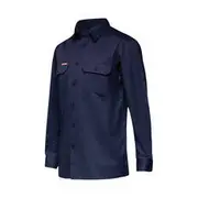 Hard Yakka Koolgear Vented Long-Sleeved Shirt Navy