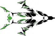 ALXOY Motorcycle Sticker Graphic Decal Kit Compatibile with Ninja 650 Ninja650 2018 2019 2020 ahbjj
