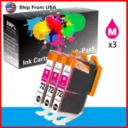 3PK PGI72 Magenta Ink Cartridge Work With PIXMA Pro-10 Printer