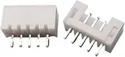 ROBAUN 100Pcs PH 2.0mm Pitch 2/3/4/5 Pin Male Plug Female Socket Housing Header Electrical Wire Connector PH Terminal Plastic Shell(5Pin-J 100Pcs)
