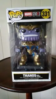 Funko Pop Marvel Studios pop vinyl bobble head figure Thanos w/- throne 331 BNIB