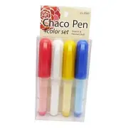 ZIGZAGSTORM 4 Color Chaco Chalk Liner Pens Style - Needle Felting Tool Chaco