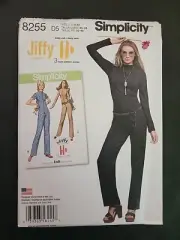 Simplicity 8255 Jiffy Knit Jumpsuit SEWING PATTERN SZ 4-12