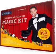 Mastermagic Magic Kit - Easy Magic Tricks for Children - Learn over 350 Spectacu