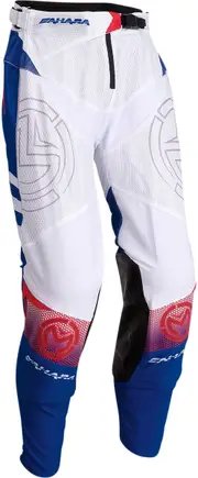 Moose Offroad Sahara, textile pants , color: White/Red/Blue , size: 34