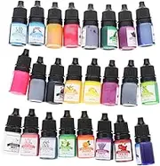 KONTONTY Resin Pigment Liquid Colorant for Epoxy Crafts Vibrant Colors Easy to Mix