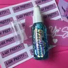 Sanitiser Hand Pump Gel 50ml BLUE RASPBERRY DOLPHIN Sparkle Vegan 75% Alcohol