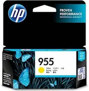 HP 955 Genuine Original Yellow Ink Printer Cartridge works with HP OfficeJet 7000, 8000 Series - L0S57AA