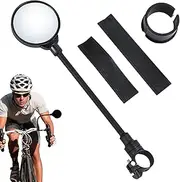 Handlebar Mirror, Handlebar Bike Mirror | Rotating Bicycle Mirror Back Cycling,Absorbing Shock Bar Bicycle Bar Bar Lens for Cycling Lovers