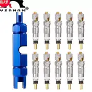 11x Presta to Schrader Valve Adapter Converter Bicycle Bike Tire Tube Repair Kit
