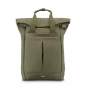 Backpack for laptop "Pureline", approx. 41cm (16.2"), green-brown