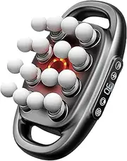 16-Drive 8-Head Massage Gun Set, 8 Head Massage Gun Deep Tissue, Red Light Therapy,High-Performance Muscle Recovery Massager (16-Head-Gray)