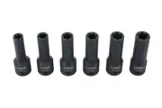 Laser Tools 3/4"D Deep Impact E Torx Star Socket Set 6pc 110mm Long 8940