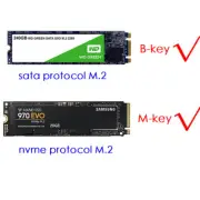 2 In 1 M.2 NVMe SATA U2PCB M.2 NVME SSD Key M Key B SSD To U.2 SFF-8639 Adapter