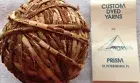 ONE Unused Ball Prism Yarn Luna Mocha 1oz 58yds USA Made Brown Nylon Viscose Bld