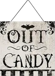 Halloween Welcome Door Sign - Wood Witch Hat Door Hanger | Halloween Skull Door Plaques Spooky Front Door Hanger Decor Wall Sign for Hallway