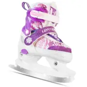 LEVYTEMP Adjustable Snowflake Ice Skates for Kids Boys Girls, Comfort Lining ...