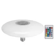 RGBW Speaker LED Bulb Light Remote Control Intelligent Dimming And