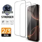 3x Tempered Glass Screen Protector F iPhone 16 16e 15 14 13 12 11 Pro Max Xr Xs