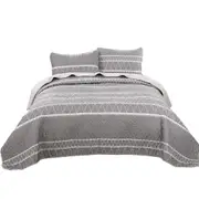 Soft Bohemian Bedspread Set Coverlet Q/K Size Bedding Pillowcases Pattern Four