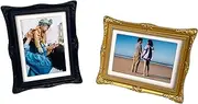 SULEPE 2x3” Mini Picture Frame, Magnetic/Tabletop/Wall Mount 3 Way Display, Instax Mini Frame Magnets For Fridge, Polaroid Go Picture Frames 2x3, Small Wallet Size Picture Frame, 2 Packs