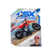 Spin Master 1:10 Scale Supercross Motorcycle Justin Brayton Diecast Toy Model