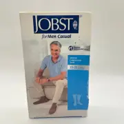 JOBST Compression Socks Mens Small 15-20 mmHg Knee CT Khaki Knee High NEW