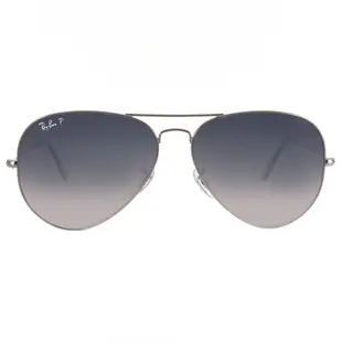 RayBan雷朋 偏光太陽眼鏡 經典品牌/槍銀-漸層藍灰#RB3025 00478-62mm