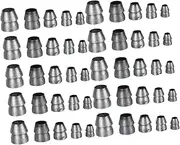 QUMIIRITY 2sets Sturdy Iron Round Wedges for Hammers Splitting Wedges for Repair Tools 25pcs*2