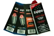 Zippo Cigarette Lighter Premium FLUID Petrol Refill 125ml + Wick + 2 Flints