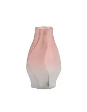 [SOGA] Blown Hand Flower Tall Vintage Art Vases 24cm in Pink