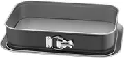 Kaiser 2300659626 Rectangular Springform Pan, Stainless Steel, Black, 36 x 24 cm