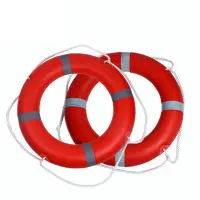 在飛比找蝦皮商城優惠-大人船用專業救生圈 2.5公斤救生圈 聚乙烯塑料游泳圈船檢c