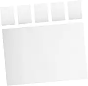 Operitacx 6pcs Water Soluble Embroidery Sheet- Self-Adhesive Dissolvable Stabilizer for Hand and Machine Sewing DIY Crafting and Embroidery Patterns