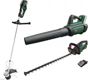 Home & Garden Cordless 36V Hedge Trimmer AdvancedHedgeCut 36V-65, Bosch 36 V Brushless Cordless Leaf Blower AdvancedLeafBlower 36V-750 & Bosch Cordless 36V Line Trimmer AdvancedGrassCut 36