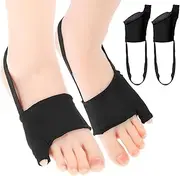 1 Pair Tailor Bunion Corrector, Bunionette Corrector Sleeves Built-in Gel Pads Soft Silicone Gel Bunion Corrector with Non-Slip Strap to Relief Bunion Pinky Toe Pain, Overlapping Toe(Little Toe)