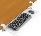 ERGOMAKER Keyboard Tray under Desk, Small Computer Desk with Keyboard Tray 25.6"