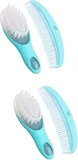 SHOWERORO 2 Sets Quality Material Hair Brush Comb Set for Newborns Pram Toys Included