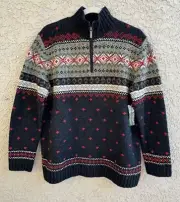 Vintage Polo Ralph Lauren Hand Knit Lambs Wool Fair Isle Sweater Men’s M -NWT