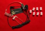 Security Style Headset - UNIDEN BCD436HP 3.5mm Listen Only headset w/8 eartips