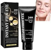 Temporary Instant Eye Tightener Cream, Temporary Under Eye Bags, Puffiness & Dark Circles Reducer, Instant Firming Eye Cream, Anti-Aging Treatment with Peptides, No White Residue, 60g (1PCS)