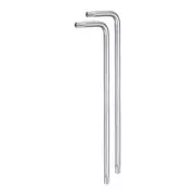 2pcs T30 Tamper Proof Torx Star Key Bit Wrench 5.31" Long Arm CR-V Hand Tool
