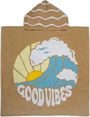 Bambury Poncho Pal Good Vibes, Brown